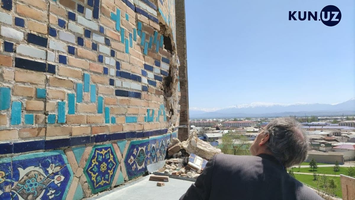 YuNeSKO vakillari Shahrisabzda tarixiy yodgorliklar holatini o‘rganmoqda