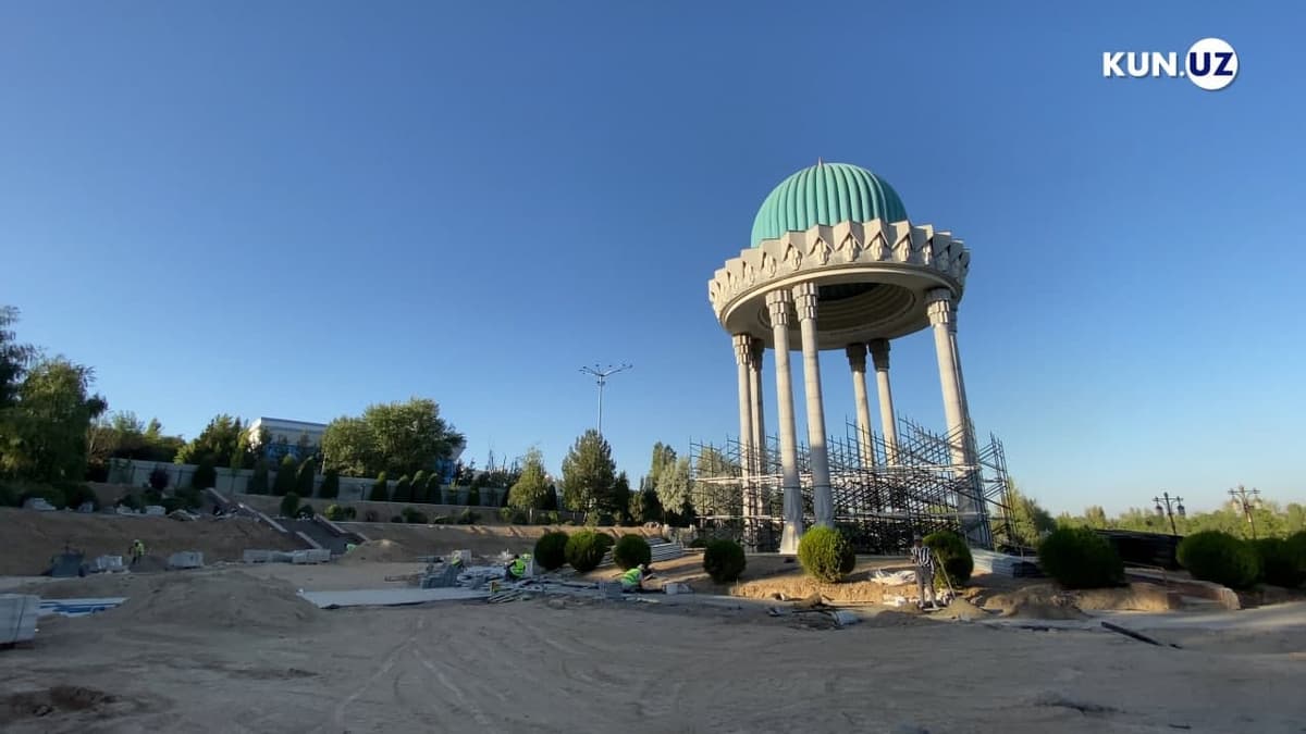 Reportaj: Ta'mirlanayotgan Shahidlar xotirasi xiyoboni