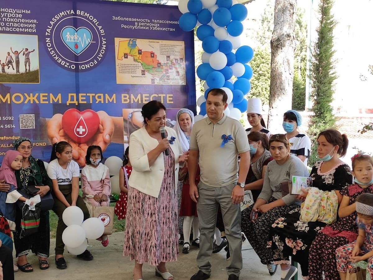 Самарқандда талассемия билан оғриган беморларга ёрдам кўрсатиш фонди очилди
