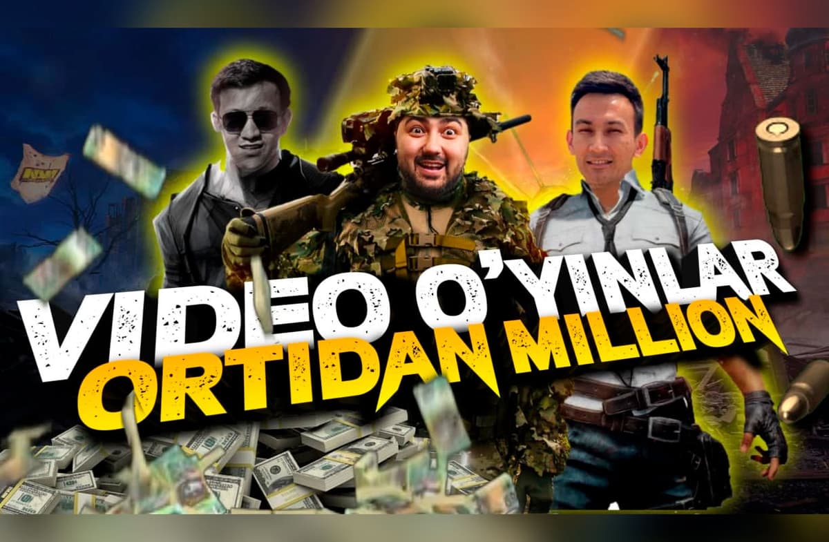 Videoo‘yinlar, strimlar va kibersport - yo‘qotilayotgan bolalik yoki professional kasb