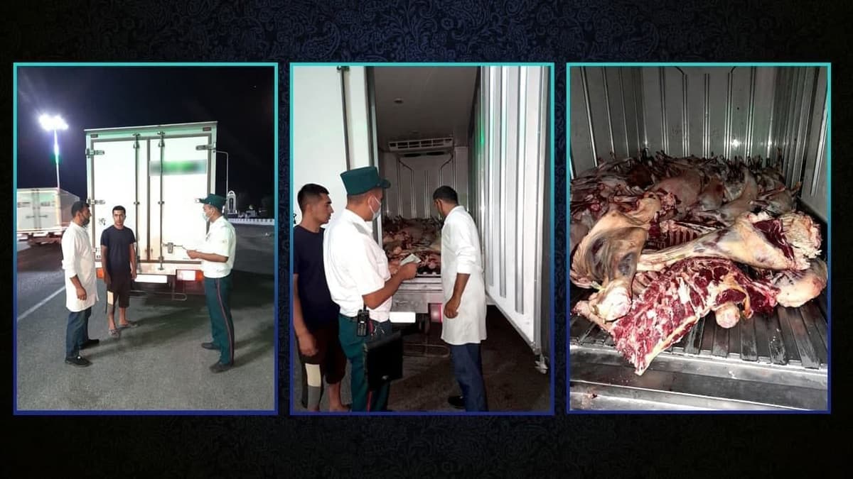 Navoiyda Toshkentga olib ketilayotgan 900 kilogrammga yaqin sifatsiz go‘shtlar to‘xtatib qolindi