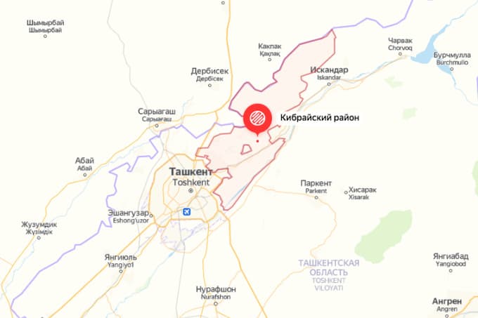 Стало известно, какие махалли Кибрайского района перейдут в состав Ташкента