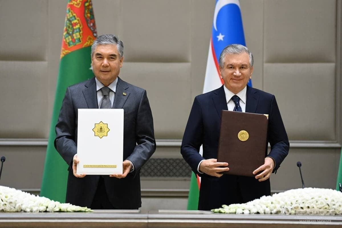 Uzbekistan, Turkmenistan sign 23 documents on cooperation