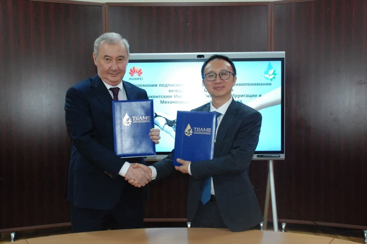 Huawei kompaniyasi va TIQXMMI hamkorligida “Aqlli qishloq xo‘jaligi” loyihasi amalga oshirilmoqda