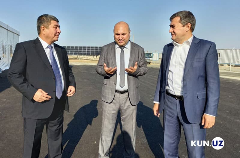 Alisher Sultonov: Navoiyda qurilayotgan yangi quyosh fotoelektr stansiyasi 31 ming xonadonni elektr energiyasi bilan ta'minlaydi