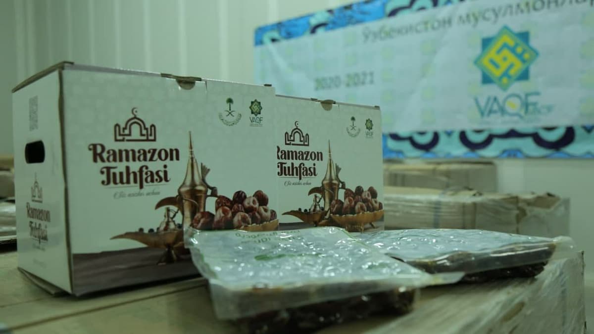Saudiya Arabistoni Ramazon munosabati bilan O‘zbekistonga 50 tonna xurmo sovg‘a qildi