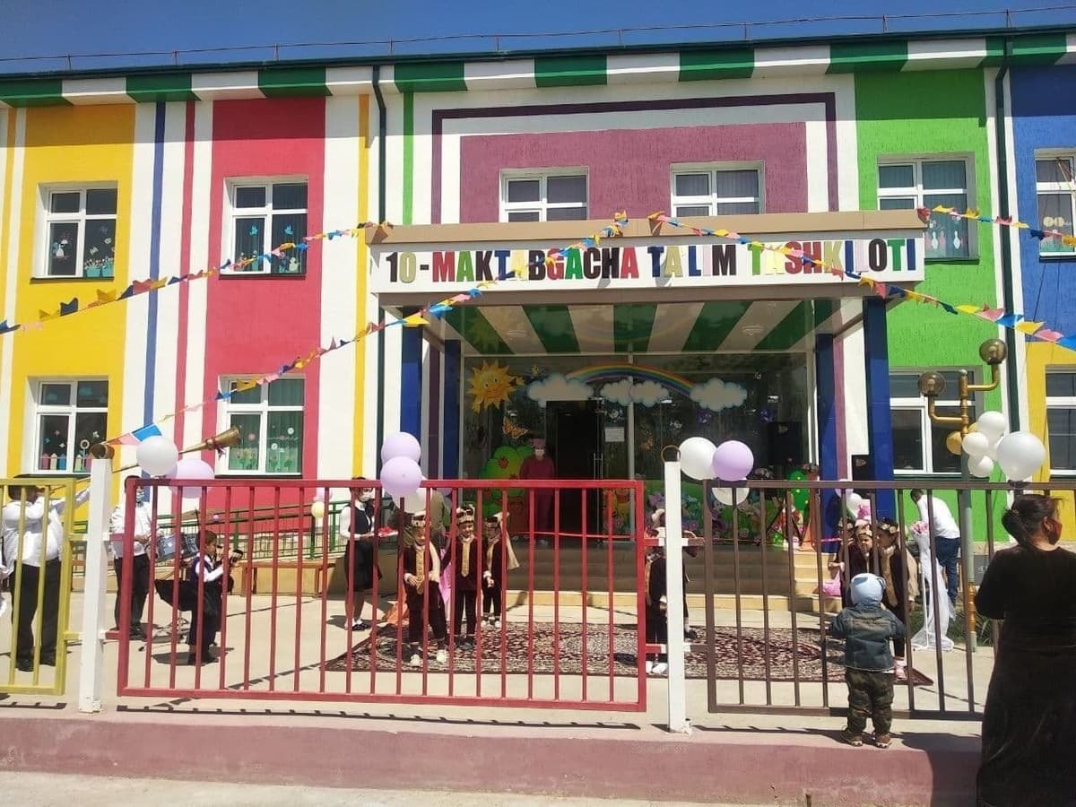 Buxoroda 2 ta bog‘cha foydalanishga topshirildi