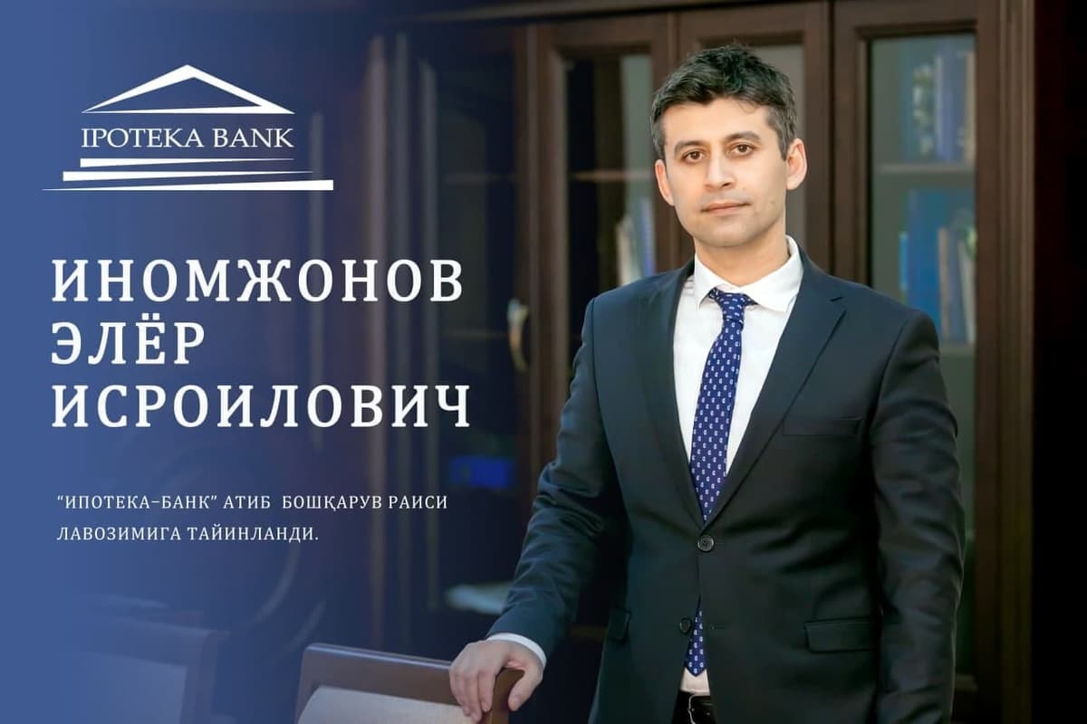 «Ipoteka bank»ga yangi rahbar tayinlandi