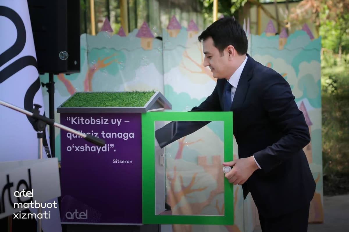Artel компанияси китобхонликни тарғиб этади