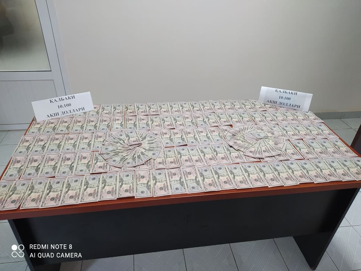 Xorijdan olib kelingan qalbaki dollarlar aniqlandi
