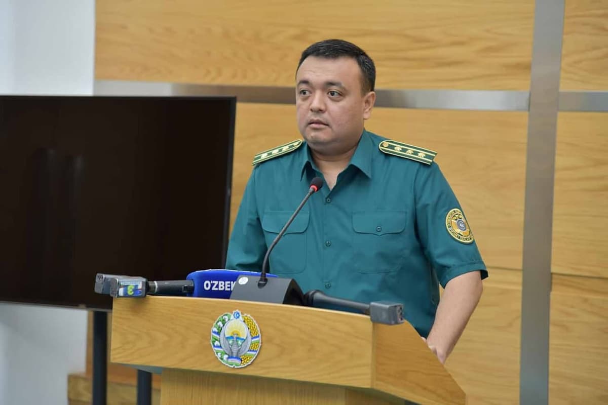 В Алмазарском районе назначен новый начальник УКД ОВД