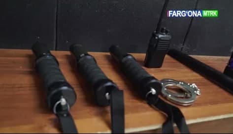 Фарғонада ички ишлар ходимлари электрошокердан фойдаланишни бошлайди