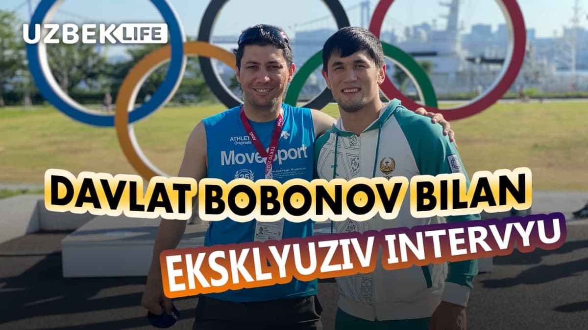 Tokiodagi Olimpiya shaharchasida Davlat Bobonov bilan eksklyuziv intervyu (video)