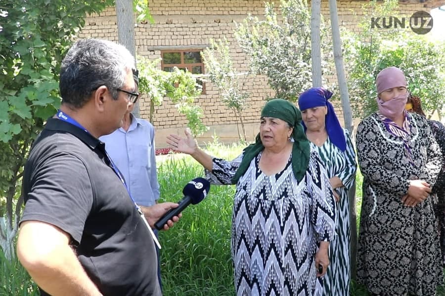 Kasbidagi gazdan uzilgan mahalla: mutasaddilar muammo yechimini va'da qilishmoqda