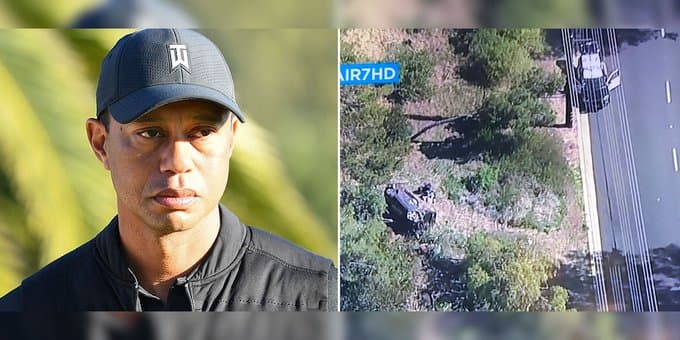 Amerikalik mashhur golfchi Tayger Vuds avtofalokatga uchradi