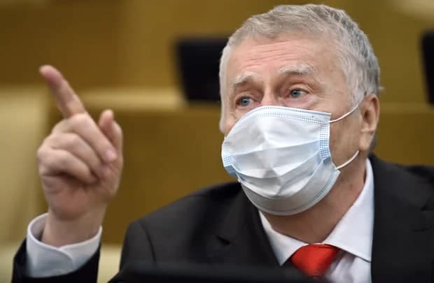 «Kommersant’»: Jirinovskiy kovidga chalinganini ikki hafta yashirgan