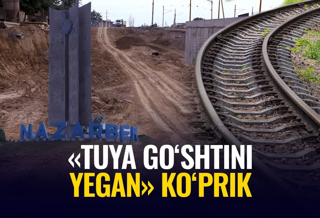 Nazarbekdagi abgor manzil. Qurilishi to‘xtab qolgan ko‘prik odamlarga jabr bo‘lmoqda