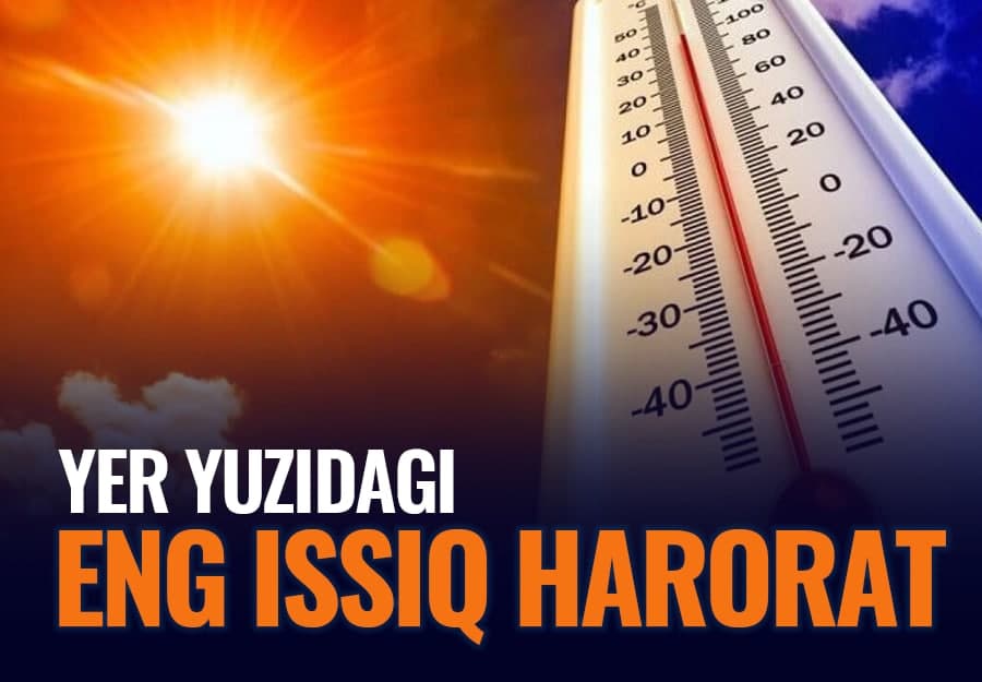 Ob-havo rekordlari – Yer yuzining eng issiq joylari qayerda joylashgan?