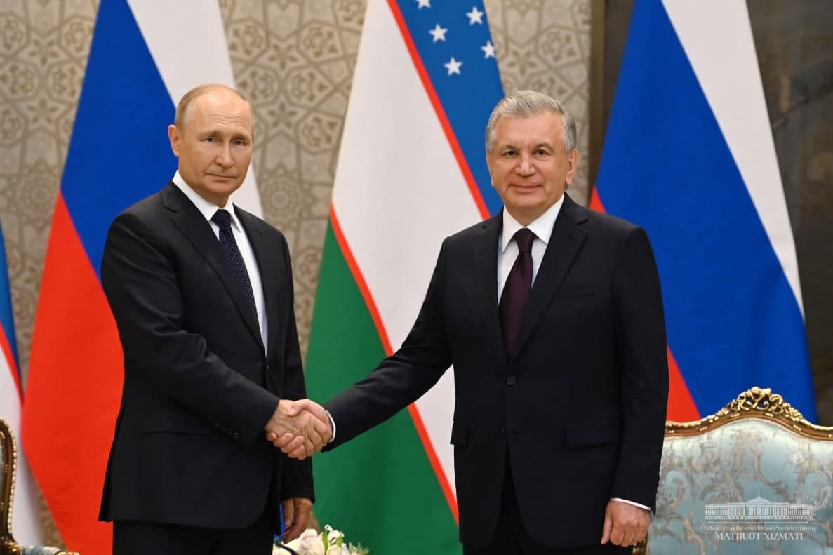 Mirziyoyev Putinni «Oliy Darajali Do‘stlik» ordeni bilan mukofotladi