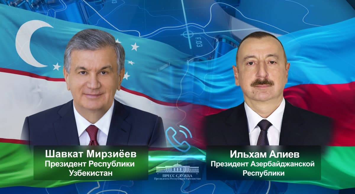 Шавкат Мирзиёев и Ильхам Алиев провели телефонный разговор