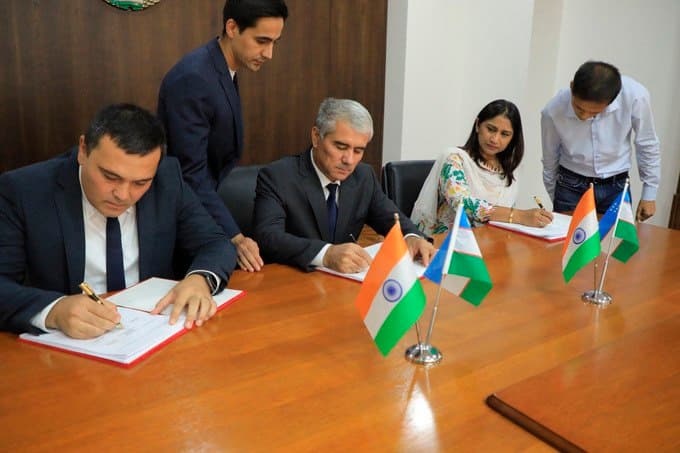 Acharya Institute of India opening a branch in Bukhara