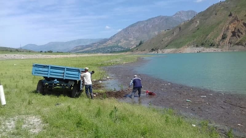В МЧС прокомментировали сообщения о загрязнении Чарвакского водохранилища
