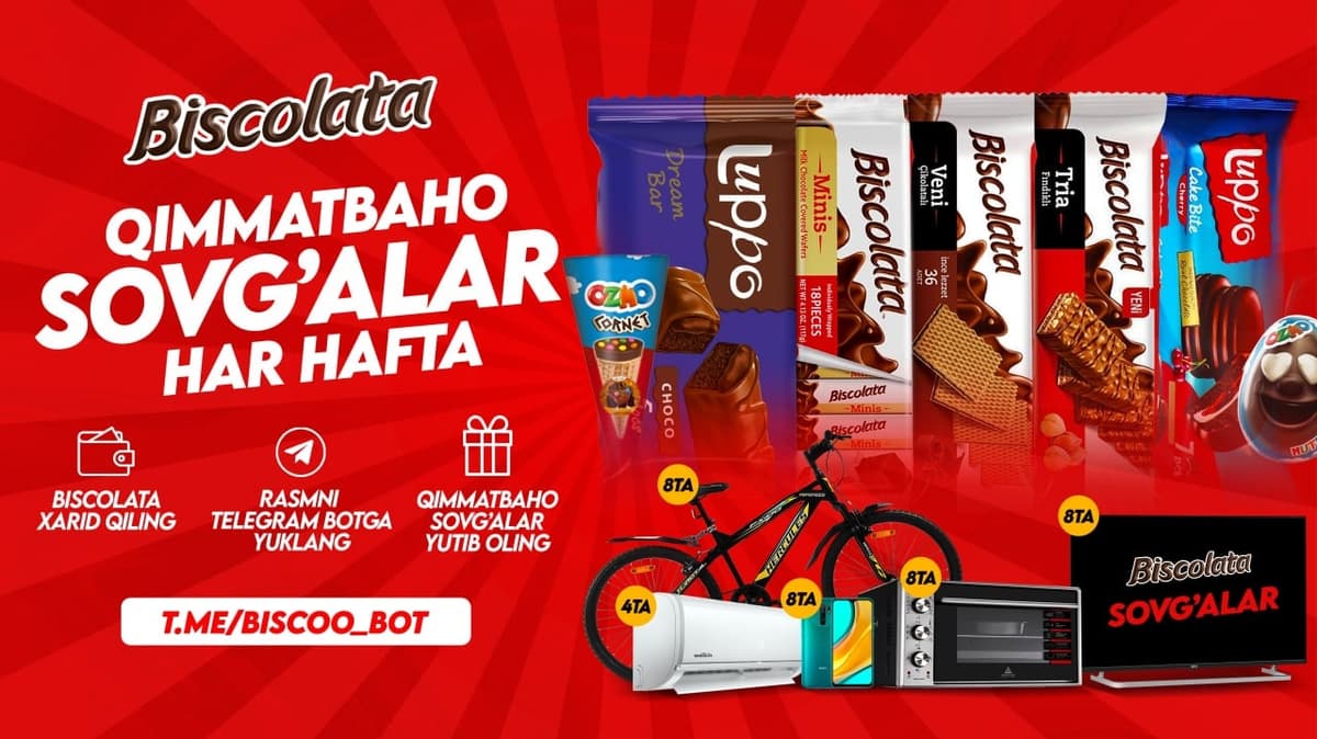 “Biscolata”dan sovg‘alar tanlovi