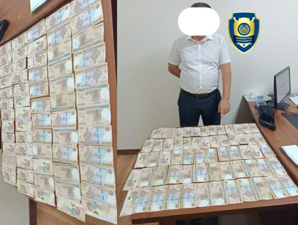 Surxondaryoda tadbirkorga kredit ajratib berish evaziga 10 million so‘m olgan bank xodimi ushlandi