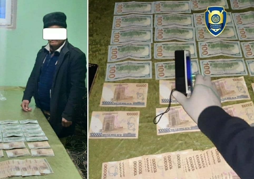 Samarqandda fermerga tegishli yerni 25 million so‘mga sotmoqchi bo‘lgan shaxs ushlandi