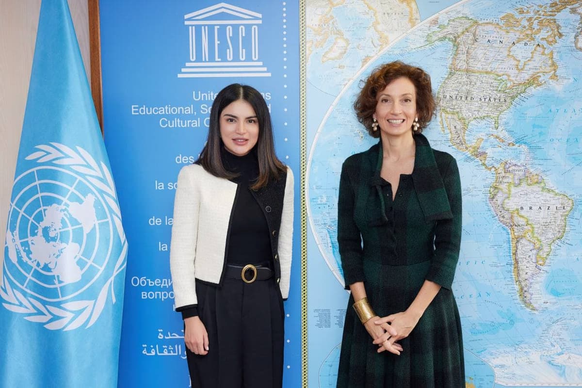 Saida Mirziyoyeva YuNeSKO rahbarligiga qayta saylangan Odri Azule bilan uchrashdi