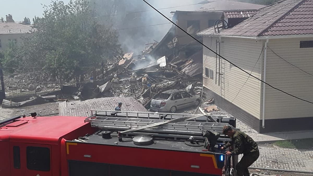 Chimkentdagi dorixonada yuz bergan portlash oqibatida uch kishi halok bo‘ldi
