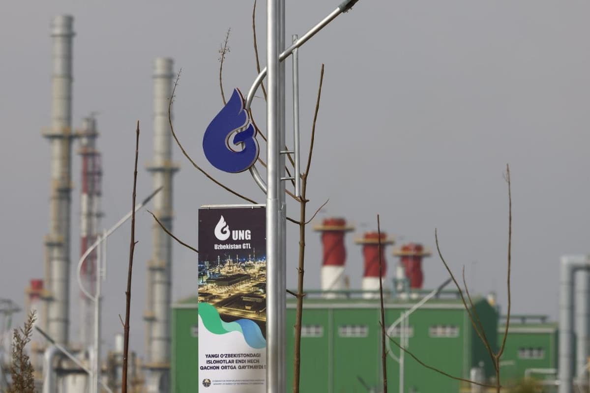Uzbekistan GTL zavodi ishga tushirildi