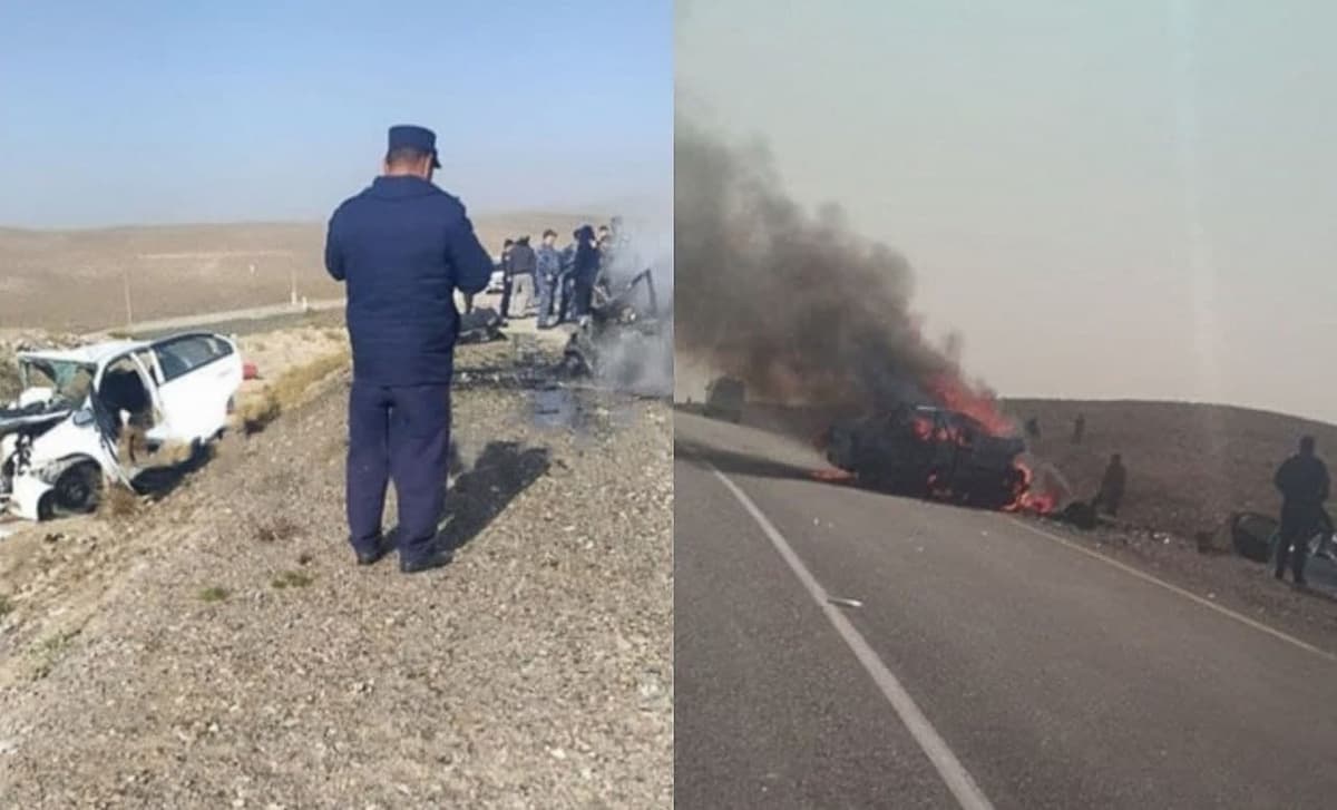 Автокатастрофа в Навои, в которой погибли восемь человек, признана связанной с трудовой деятельностью