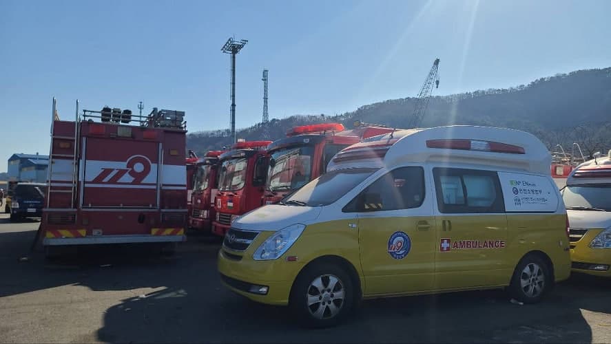 South Korea sends special fire fighting and medical equipment to Uzbekistan