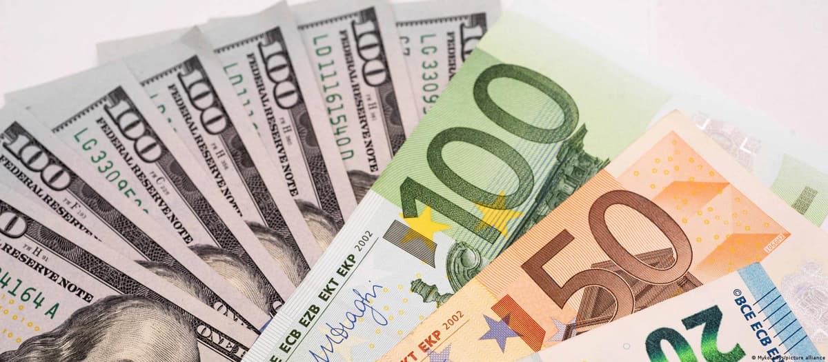 Евронинг долларга нисбатан курси 20 йил ичидаги энг паст даражага тушди