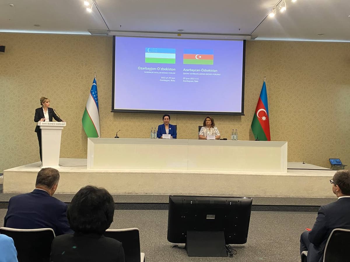 O‘zbekiston delegatsiyasi O‘zbekiston va Ozarboyjon tadbirkor ayollari biznes-forumida ishtirok etdi