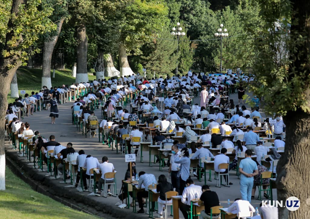 OTMlarga kirish test sinovlari 8 avgustdan boshlanadi