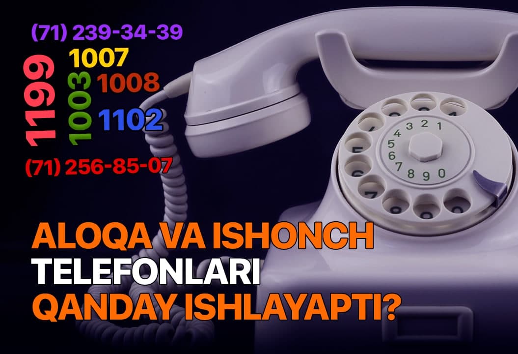 Ishonchsiz “Ishonch telefonlari” – muammoni aytish muammosi