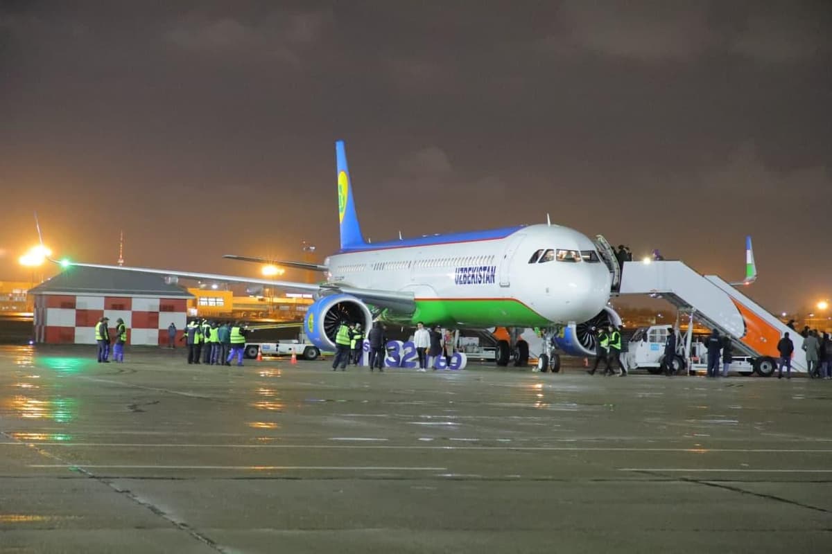 Uzbekistan Airways receives first Airbus A321neo (LR) aircraft