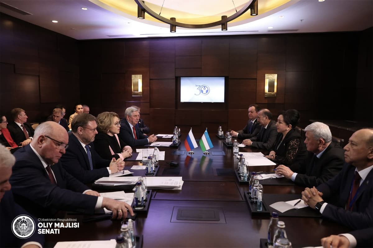 Norboyeva hamkasblari Matviyenko va Ashimbayevlar bilan uchrashdi