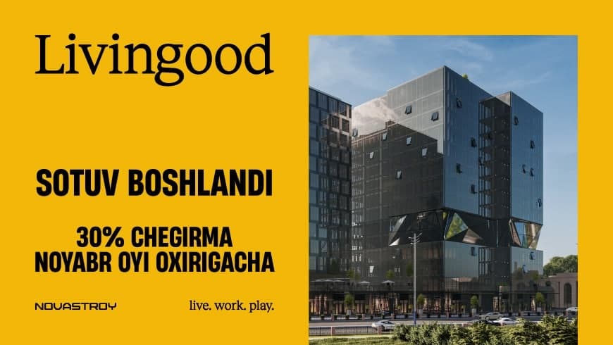 Livingood maxsus 30% chegirma bilan sotuvlarni boshlaydi!