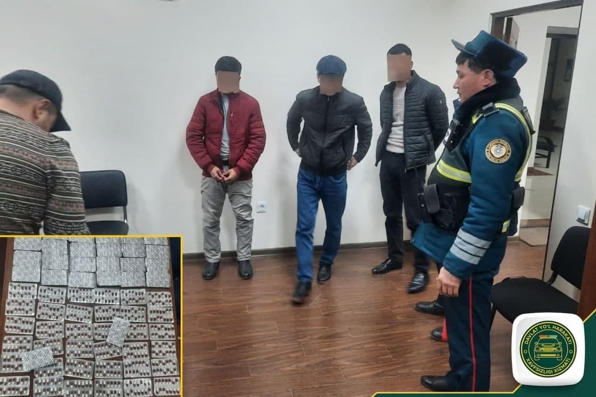 Samarqandda ko‘p miqdorda psixotrop dorilar sotayotgan fuqarolar qo‘lga olindi
