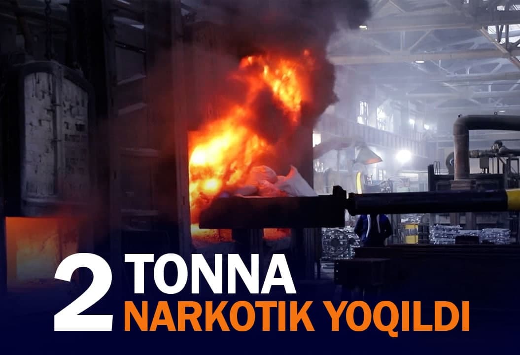 Toshkentda 2 tonna narkotik yo‘q qilindi