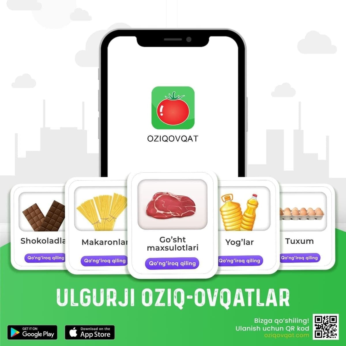 Oziq-ovqat savdosi bilan shug‘ullanadigan tadbirkorlar jamoasiga qo‘shiling