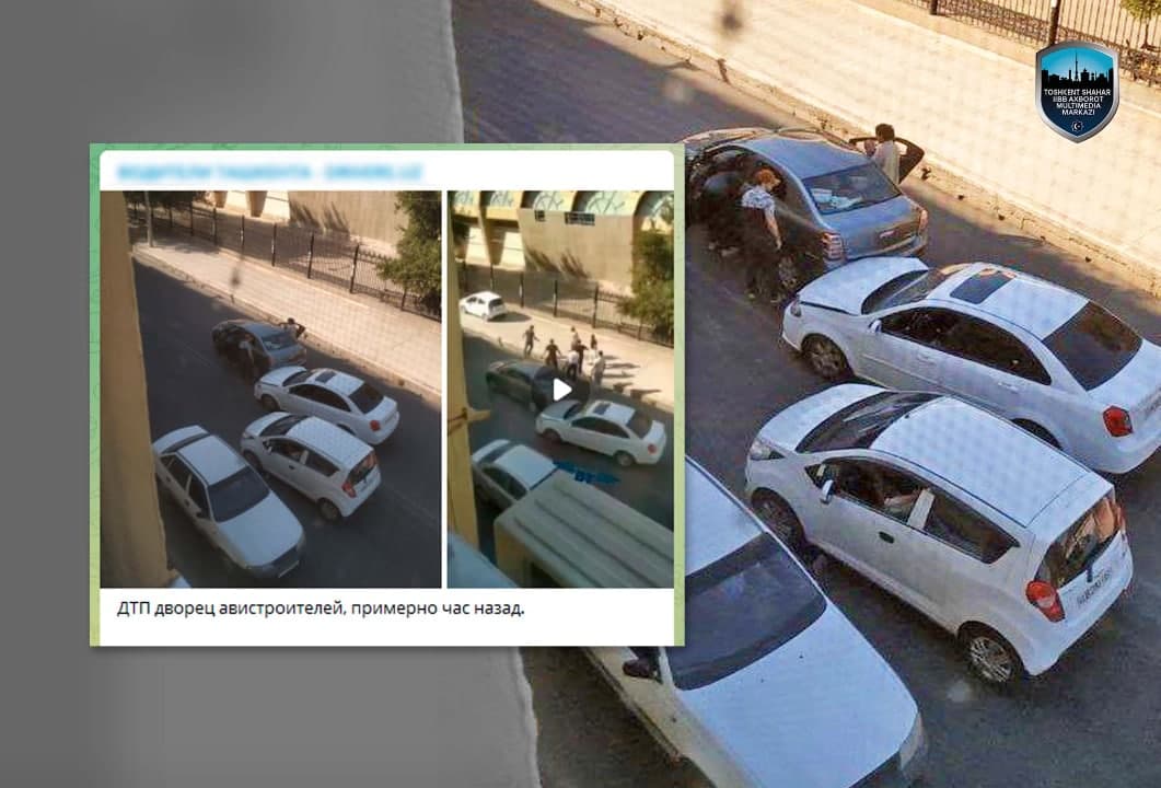 В Ташкенте водители устроили драку после ДТП