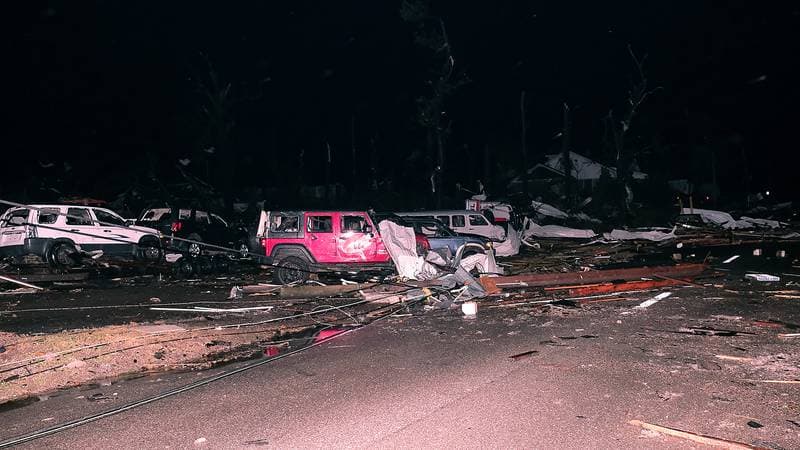 AQSh janubida yuz bergan tornado oqibatida kamida to‘rt kishi halok bo‘ldi