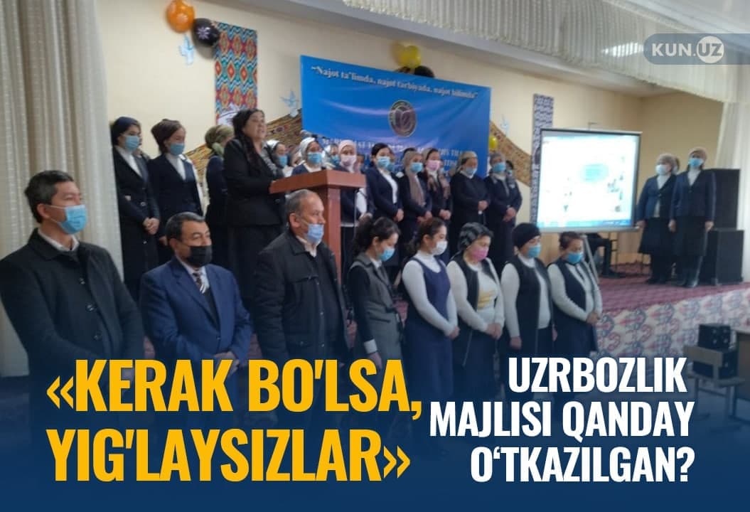 «Kerak bo‘lsa yig‘laysizlar» - Marhamatdagi uzrbozlik majlisi qanday o‘tkazilgan?