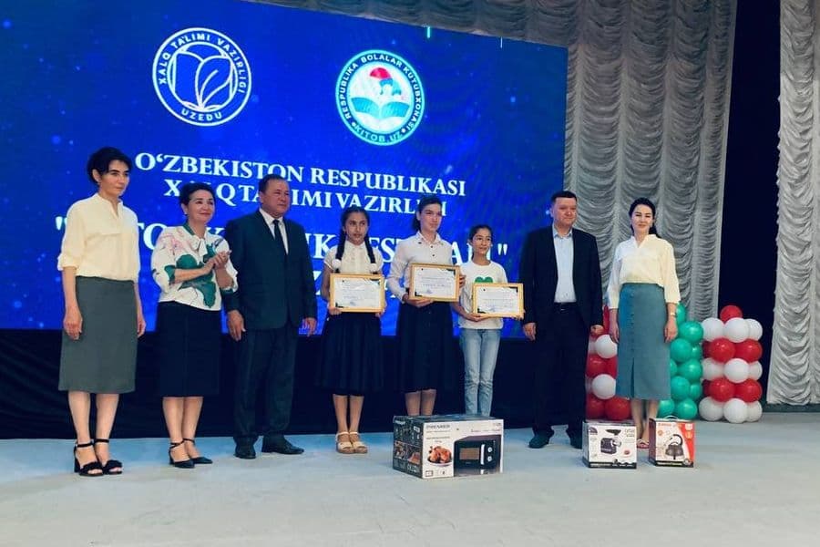 Xorazmda «Kitobxonlik festivali» g‘oliblari aniqlandi