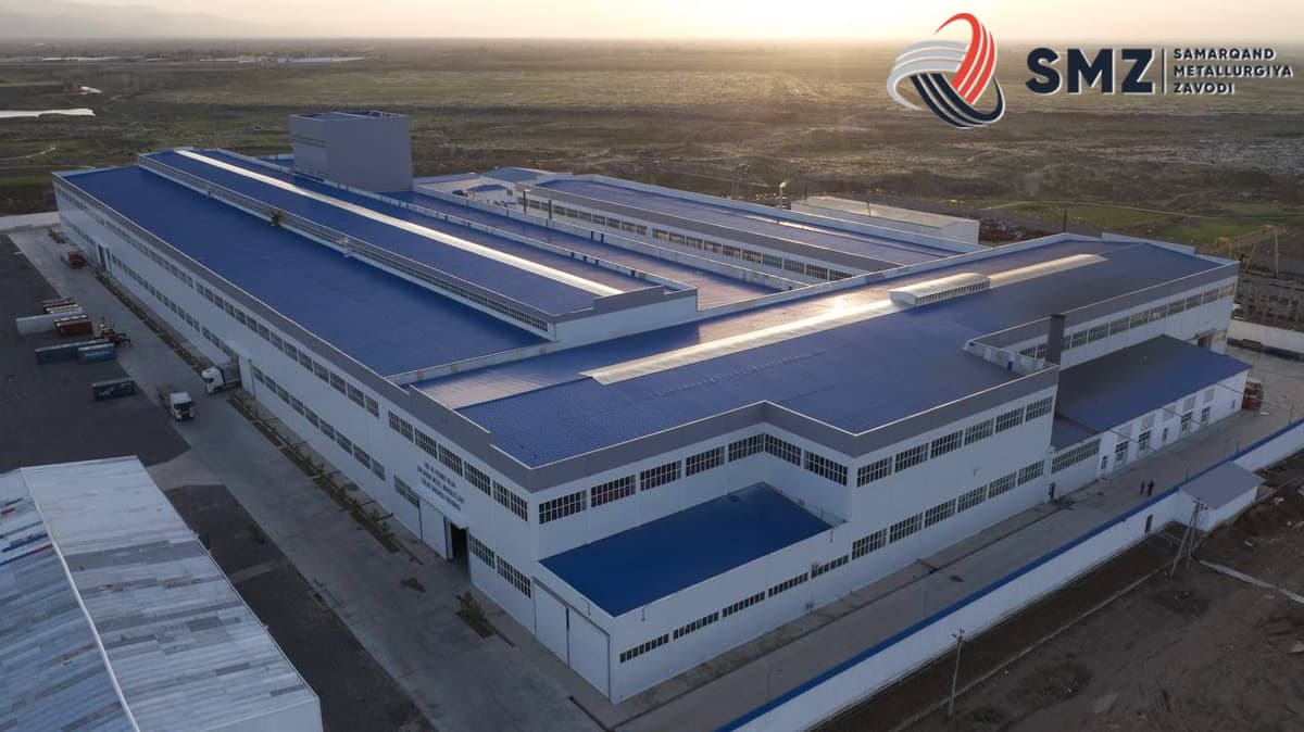 AZIA METALL PROF Samarqand metallurgiya zavodida rux va polimer bilan qoplangan po‘lat mahsulotlarini ishlab chiqarish ko‘lamini kengaytirmoqda
