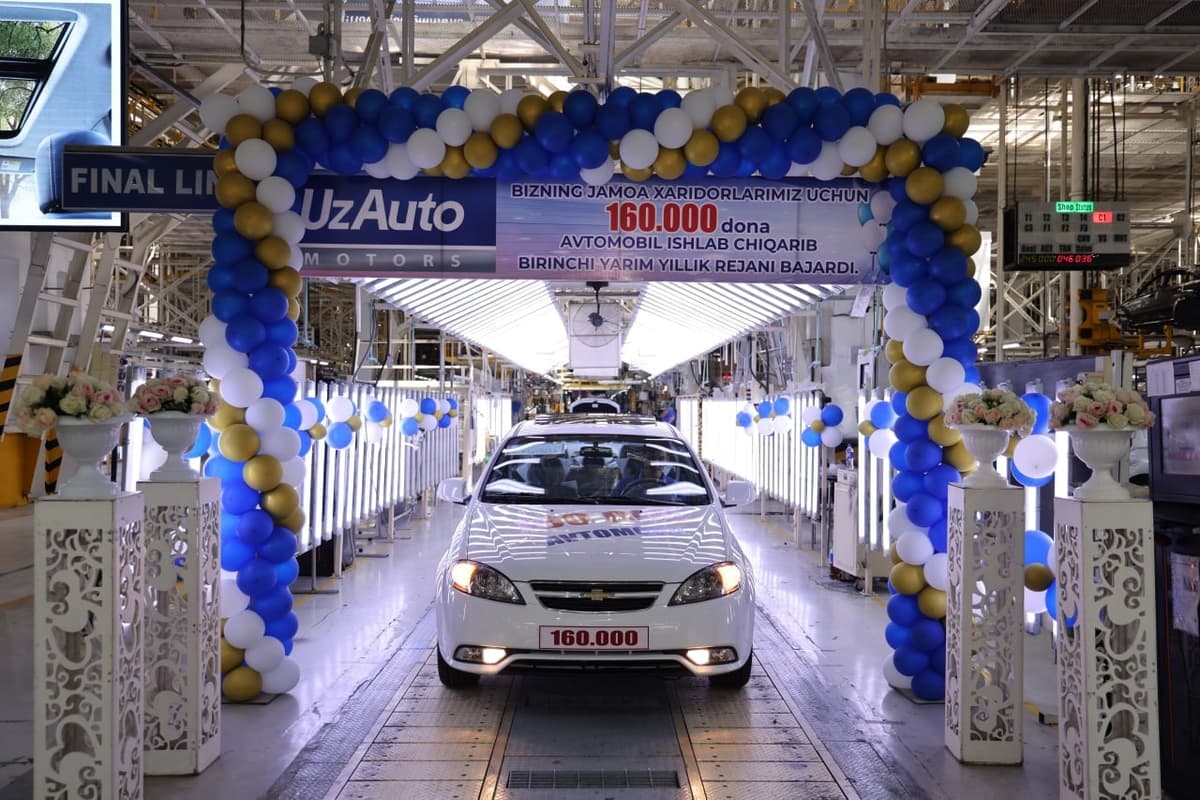 "UZAUTO MOTORS" kompaniyasi ishlab chiqarish rekordini yangiladi